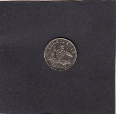 Beschrijving: 3 Pence GEORGIUS V